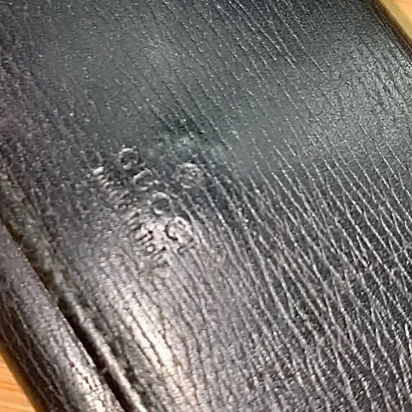 Gucci black grained leather 6 key ring holder made in Italy - Picture 2 of 11